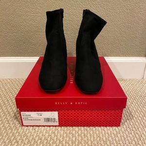KELLY & KATIE - GESSIE BOOTIE (Black/7.5)